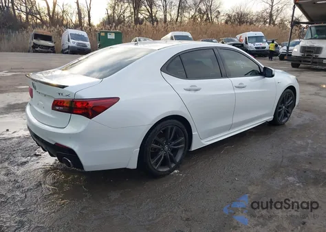 2020 Acura Tlx A-Spec/A-Spec W/Red Leather из США, поврежденный, VIN 19UUB2F60LA004214